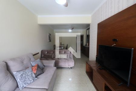 Sala de apartamento para alugar com 3 quartos, 115m² em Jardim Santa Genoveva, Guarujá