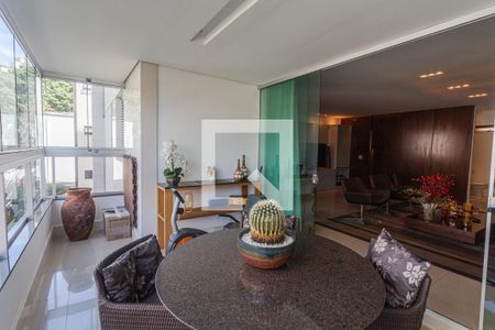Varanda da Sala de apartamento para alugar com 3 quartos, 450m² em São Pedro, Belo Horizonte