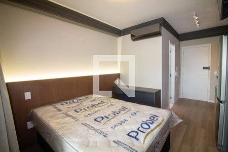 Sala / Quarto - Studio de kitnet/studio para alugar com 1 quarto, 32m² em Jardim das Acacias, São Paulo