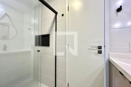 Banheiro de kitnet/studio à venda com 1 quarto, 26m² em Vila Clementino, São Paulo