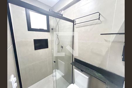 Banheiro  de kitnet/studio para alugar com 1 quarto, 25m² em Vila Augusta, Guarulhos