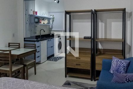 Sala/Quarto de kitnet/studio para alugar com 1 quarto, 35m² em José Menino, Santos