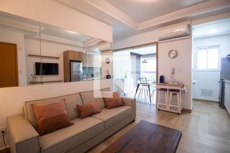 Sala  de apartamento para alugar com 1 quarto, 50m² em Jardim Americano, Sorocaba