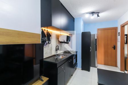 Sala/Cozinha de apartamento à venda com 1 quarto, 33m² em Belenzinho, São Paulo