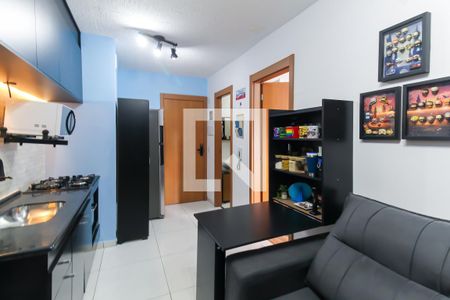 Sala/Cozinha de apartamento à venda com 1 quarto, 33m² em Belenzinho, São Paulo