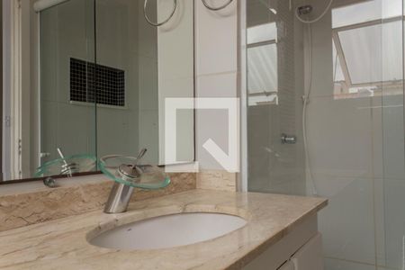 Banheiro da Suíte 1 de casa de condomínio à venda com 3 quartos, 118m² em Demarchi, São Bernardo do Campo