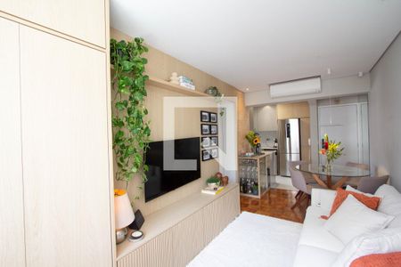 Sala de apartamento à venda com 1 quarto, 45m² em Recanto Paraíso, São Paulo