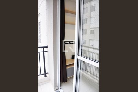 Detalhe - Varanda da Sala e Sala de Jantar de apartamento para alugar com 2 quartos, 39m² em Vila Barreto, São Paulo