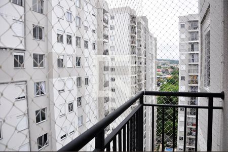 Detalhe - Varanda da Sala e Sala de Jantar de apartamento para alugar com 2 quartos, 39m² em Vila Barreto, São Paulo