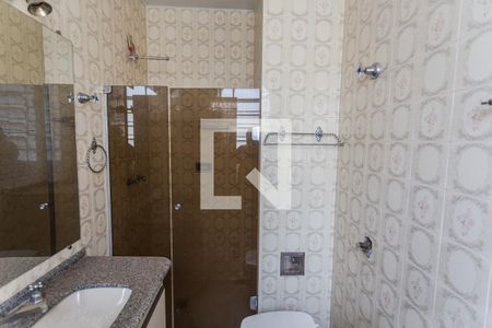 Banheiro da Suíte 1 de apartamento à venda com 3 quartos, 110m² em Sion, Belo Horizonte