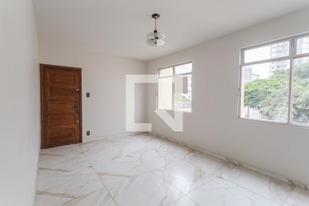 Sala  de apartamento à venda com 3 quartos, 110m² em Sion, Belo Horizonte