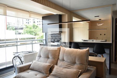 Sala de apartamento para alugar com 1 quarto, 38m² em Vila Monte Alegre, São Paulo