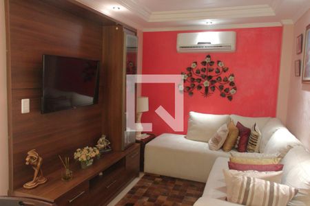 Sala de casa de condomínio para alugar com 3 quartos, 100m² em Macuco, Santos