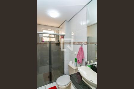 Banheiro Social de apartamento à venda com 3 quartos, 77m² em Padre Eustáquio, Belo Horizonte