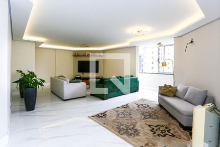 sala  de apartamento à venda com 3 quartos, 118m² em Vila Andrade, São Paulo