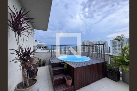 Varanda / Terraço de apartamento para alugar com 3 quartos, 150m² em Recreio dos Bandeirantes, Rio de Janeiro