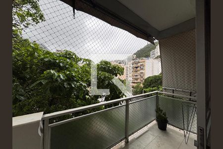 Varanda da sala de apartamento à venda com 3 quartos, 130m² em Lagoa, Rio de Janeiro