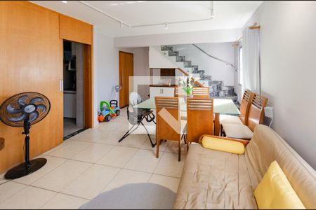 Sala de apartamento à venda com 2 quartos, 122m² em Grajaú, Belo Horizonte