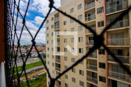 Vista da varanda de apartamento à venda com 3 quartos, 68m² em Vila Homero Thon, Santo André