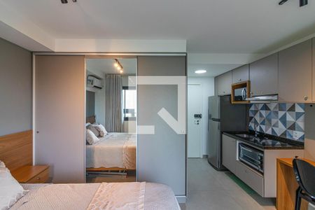 Studio de kitnet/studio para alugar com 1 quarto, 26m² em Indianópolis, São Paulo