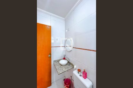 Banheiro da Suíte 1 de casa de condomínio à venda com 2 quartos, 64m² em Penha de França, São Paulo