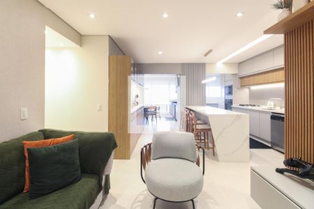 Sala  de apartamento à venda com 3 quartos, 106m² em Tatuapé, São Paulo