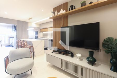 Sala  de apartamento à venda com 3 quartos, 106m² em Tatuapé, São Paulo