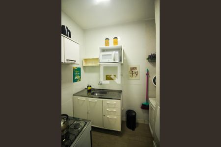 Cozinha e Área de Serviço de kitnet/studio para alugar com 1 quarto, 30m² em Centro Histórico, Porto Alegre