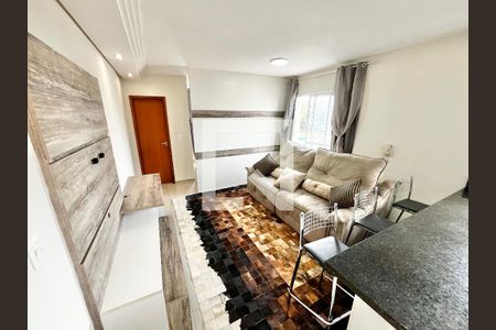 Sala/Cozinha de apartamento para alugar com 1 quarto, 40m² em Carandiru, São Paulo