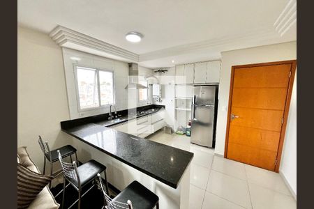 Cozinha de apartamento para alugar com 1 quarto, 40m² em Carandiru, São Paulo
