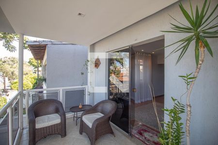 Varanda da Sala de Estar de casa à venda com 4 quartos, 420m² em Itapoã, Belo Horizonte