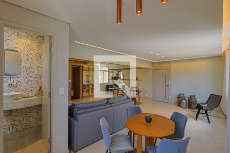 Sala de apartamento à venda com 3 quartos, 170m² em Serra, Belo Horizonte