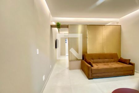 Sala  de apartamento à venda com 1 quarto, 42m² em Copacabana, Rio de Janeiro