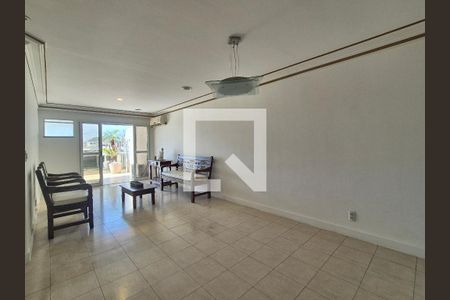 Sala  de apartamento à venda com 4 quartos, 382m² em Recreio dos Bandeirantes, Rio de Janeiro