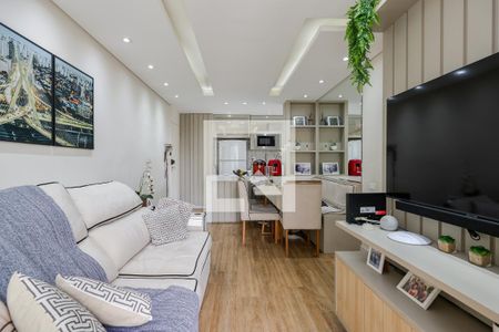 Sala de apartamento à venda com 3 quartos, 64m² em Jardim Monte Kemel, São Paulo