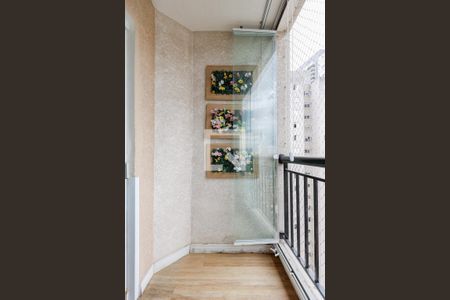 Varanda da Sala de apartamento à venda com 3 quartos, 64m² em Jardim Monte Kemel, São Paulo