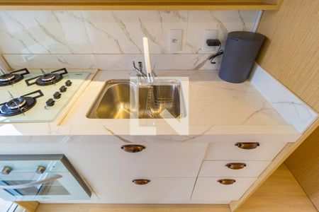 Sala/cozinha de apartamento para alugar com 2 quartos, 36m² em Mooca, São Paulo