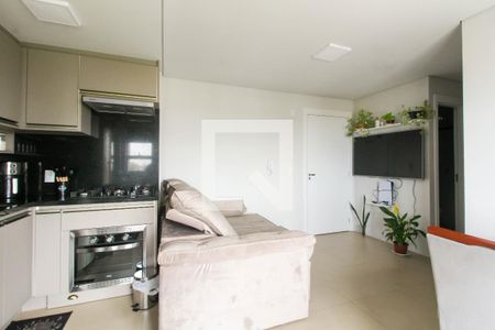 Sala/Cozinha de apartamento à venda com 2 quartos, 50m² em Niterói, Canoas