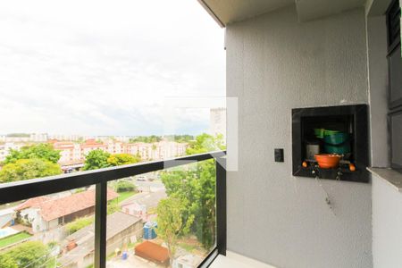Sala/Cozinha de apartamento à venda com 2 quartos, 50m² em Niterói, Canoas