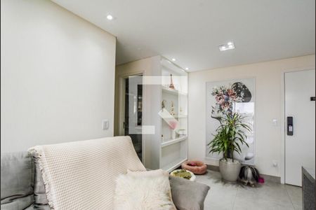 Sala de apartamento à venda com 2 quartos, 63m² em Campestre, Santo André