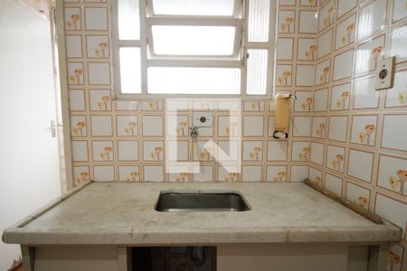 Cozinha de apartamento para alugar com 1 quarto, 58m² em Vila Assuncao, Praia Grande