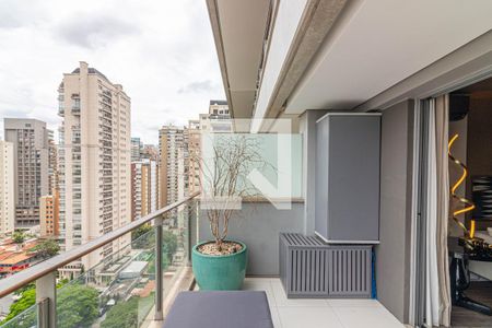 Varanda de apartamento para alugar com 1 quarto, 92m² em Vila Nova Conceição, São Paulo
