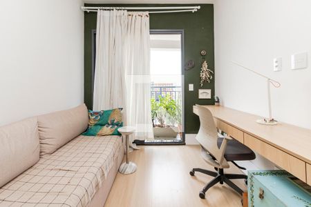 Sala/ Cozinha de apartamento para alugar com 1 quarto, 34m² em Santo Amaro, São Paulo