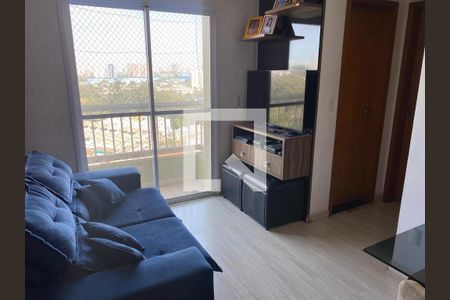 Sala de apartamento à venda com 2 quartos, 52m² em Vila Príncipe de Gales, Santo André