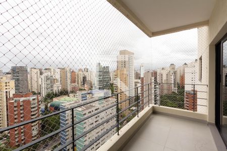 Varanda de apartamento para alugar com 3 quartos, 130m² em Moema, São Paulo