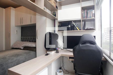 Quarto Suíte Detalhe de apartamento à venda com 1 quarto, 48m² em Centro Histórico, Porto Alegre