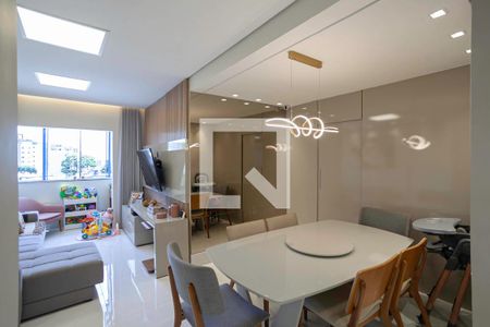 Sala de apartamento à venda com 3 quartos, 93m² em Novo Eldorado, Contagem