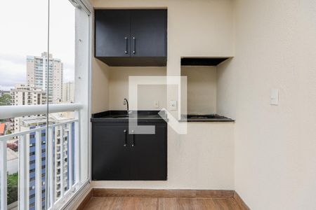 Varanda da Sala de apartamento à venda com 3 quartos, 124m² em Jardim Ampliacao, São Paulo
