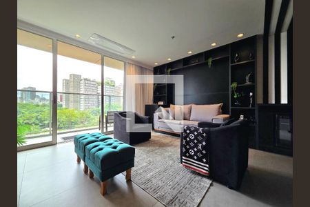 Sala de apartamento para alugar com 1 quarto, 60m² em Vila Olímpia, São Paulo