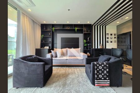 Sala de apartamento para alugar com 1 quarto, 60m² em Vila Olímpia, São Paulo